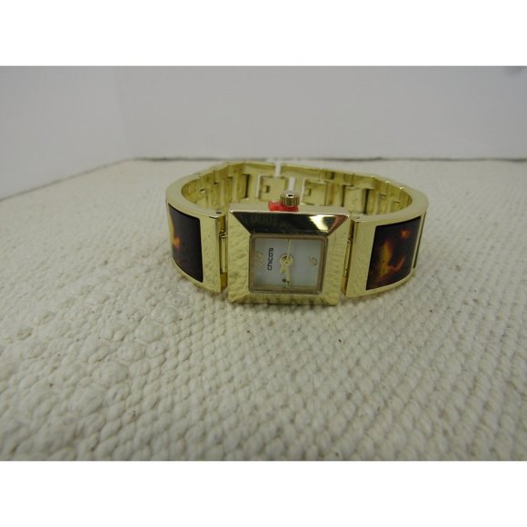 NWOT   CHICO’S FAUX-TORTOISE STRAP WATCH - Picture 10 of 11